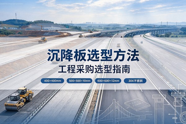 清城沉降板选择方法