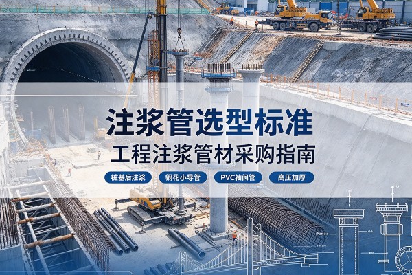 清城注浆管选型标准