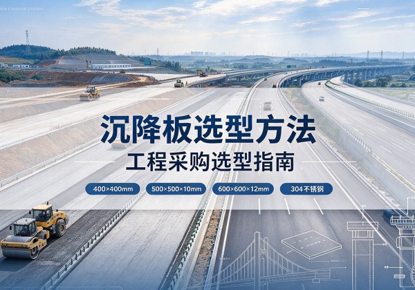 清城沉降板选择方法